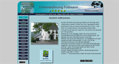 Desktop Screenshot of ferienwohnung-follmann.de