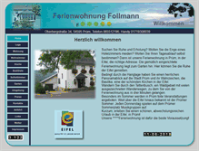 Tablet Screenshot of ferienwohnung-follmann.de